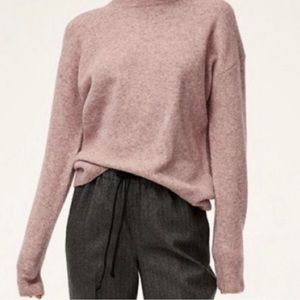 Babaton Dusty Pink Crewneck Sweater